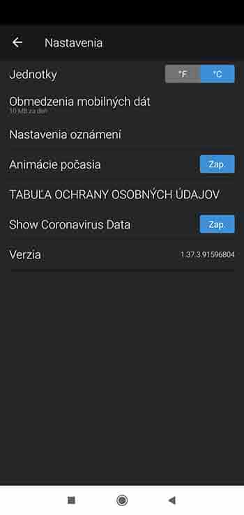 Ako si nastaviť automatické upozornenia v prípade dažďa