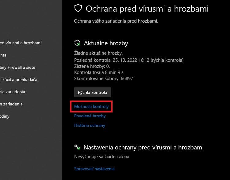 rýchla kontrola 1