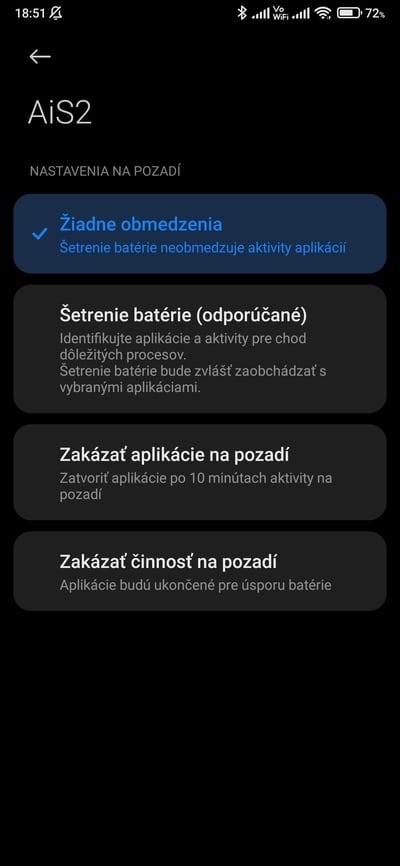 šetrenie batérie aplikácie