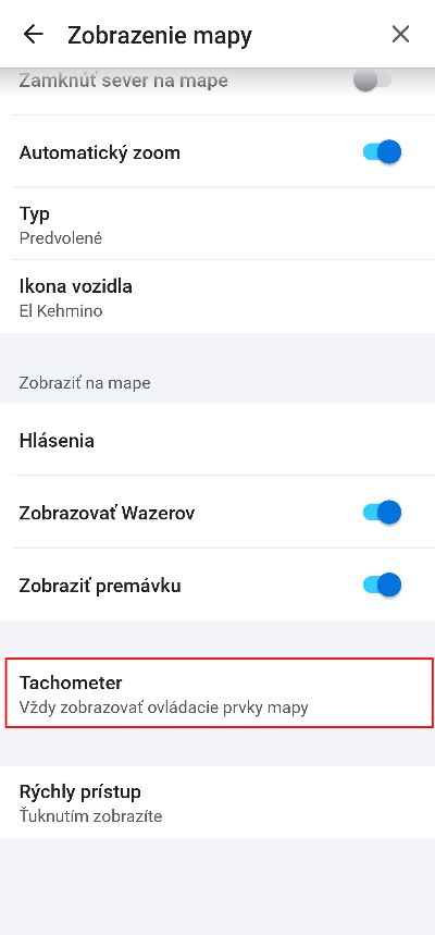 upozornenie na prekrocenie rychlosti Waze_2