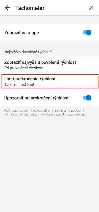 upozornenie na prekrocenie rychlosti Waze_3