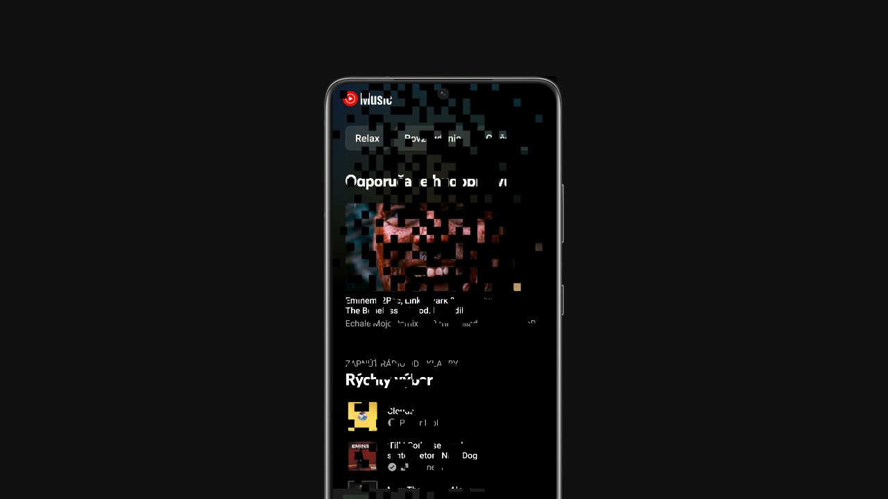 vypaleny pixel smartfon obrazovky
