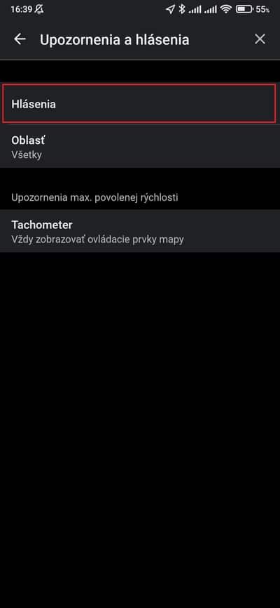 waze hlásenia 1
