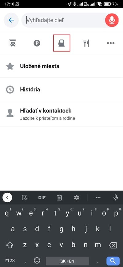 waze vyhľadávanie
