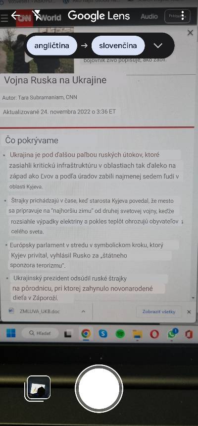 Prekladac viet Google Translat2