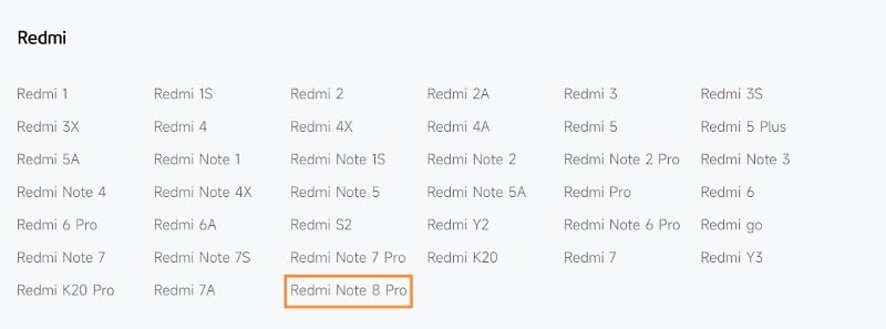 Ukončenie podpory Redmi 24/11/22