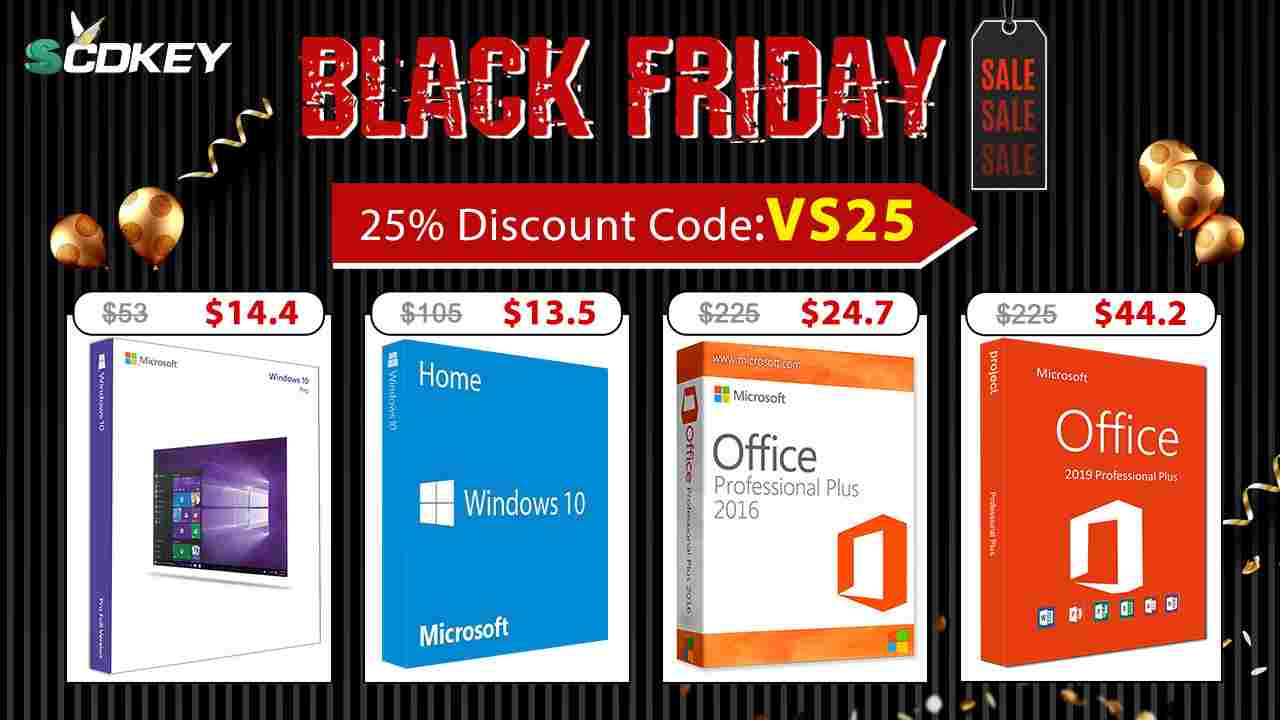 black friday windows a office key
