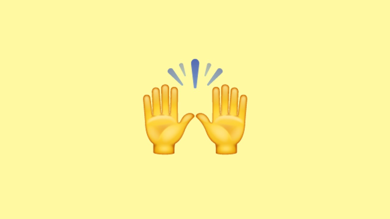 emoji Zdv&iacute;hanie r&uacute;k