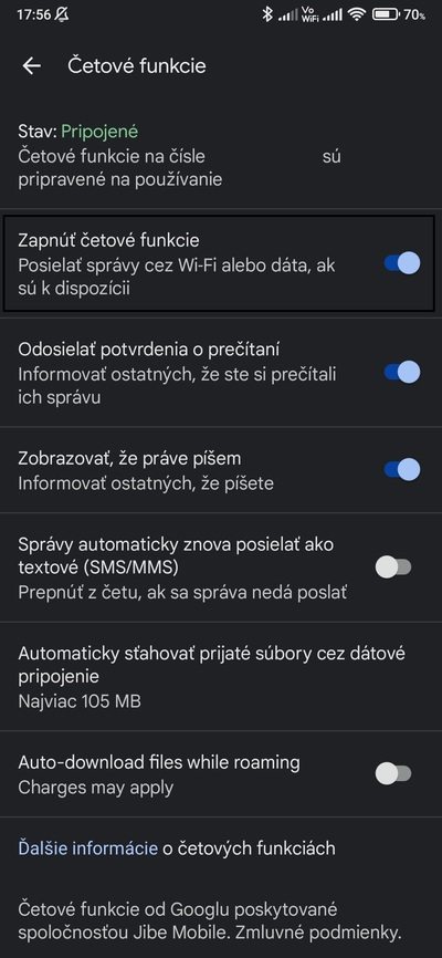 správy četové funkcie 2