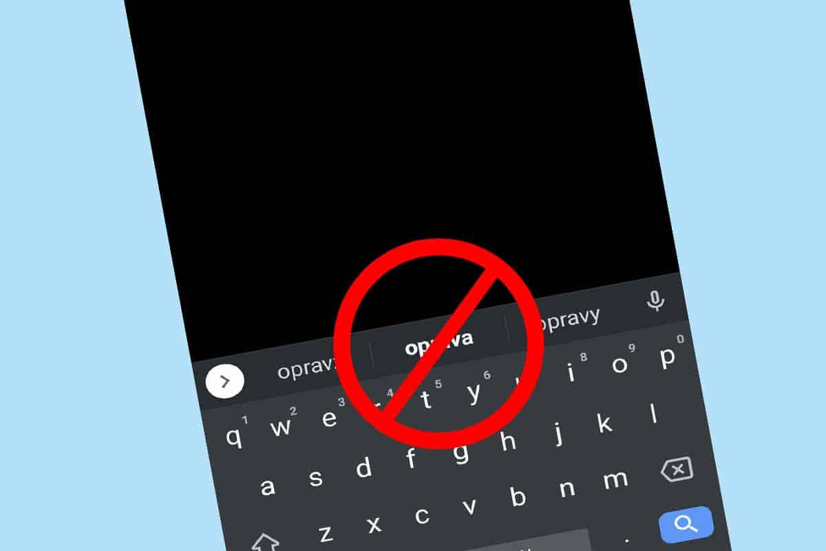 stop autocorrect