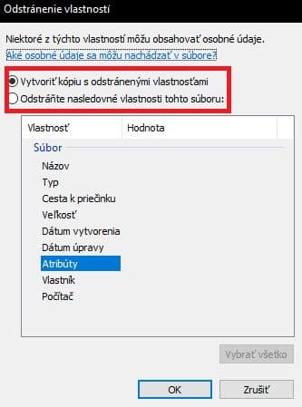vymazanie údaju windows súbor 3