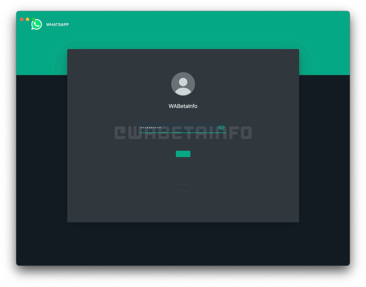 whatsapp desktop uzamknutie obrazovky