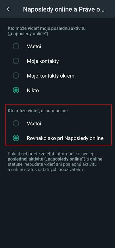 whatsapp kto moze vidiet ci som online_2
