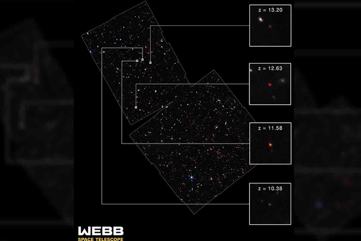 Webbov vesmírny teleskop odhalil najvzdialenejšie galaxie