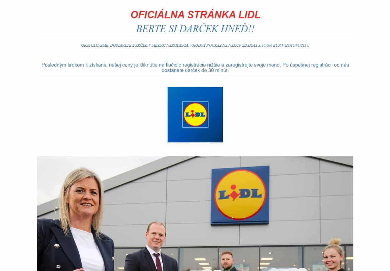 podvodna sutaz Lidl