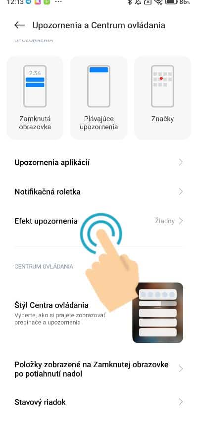 styl bocneho osvetelenia upozornenia Xiaomi_2
