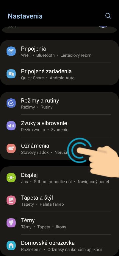 styl bocneho osvetelenia upozornenia samsung_1