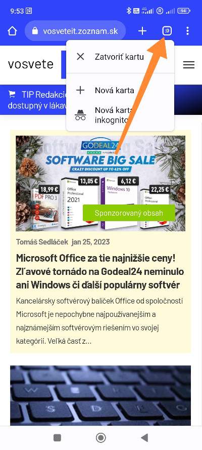 Chrome rýchle akcie