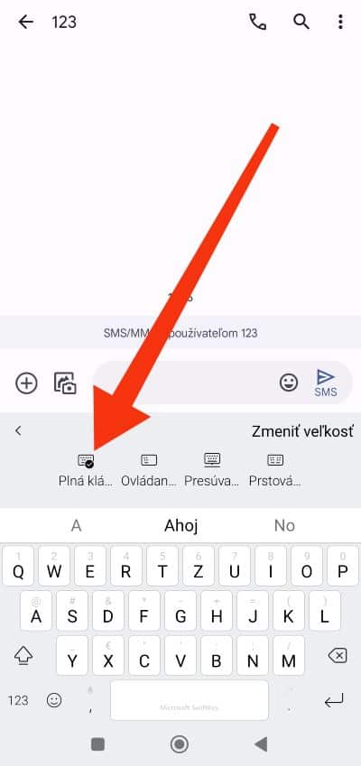 Označenie plna klávesnica