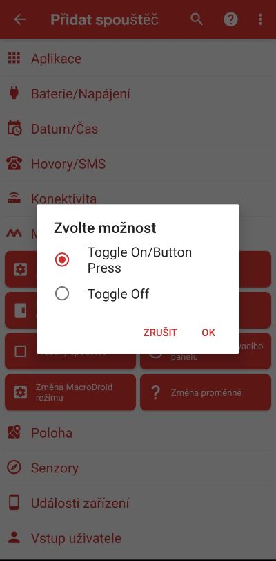 Zapnutie alebo vypnutie hlasu
