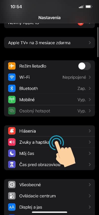 ako nastavit hapticku klavesnicu iOS 16