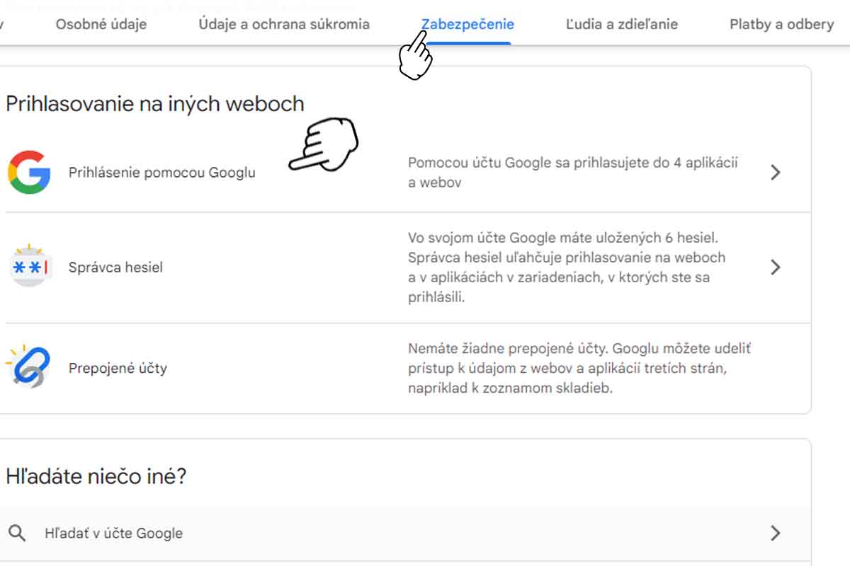 Ako zistiť, kam všade ste sa prihlasovali?