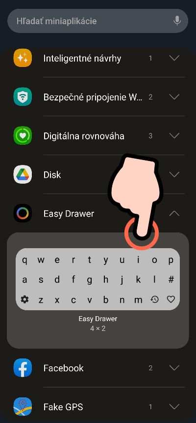 vyhladania aplikacie cez easy drawer_6