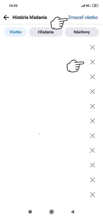 Ako vymazať históriu vyhľadávania na Facebooku?