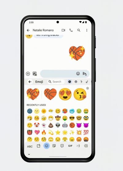 Emojies custom poslane