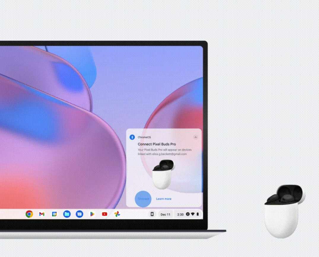 Fast Pair pre Chromebook