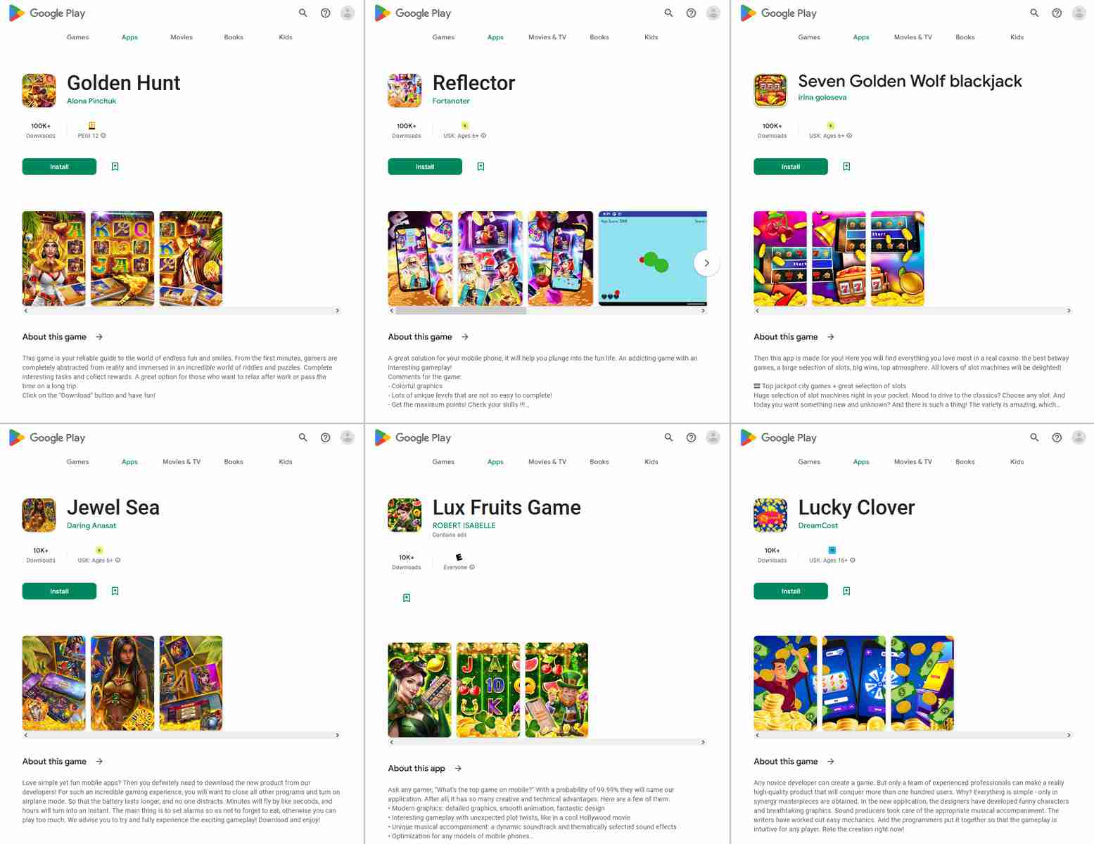Hry malware Android GP 1