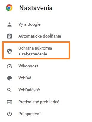 Ochrana sukromia a zabezpečenie Chrome