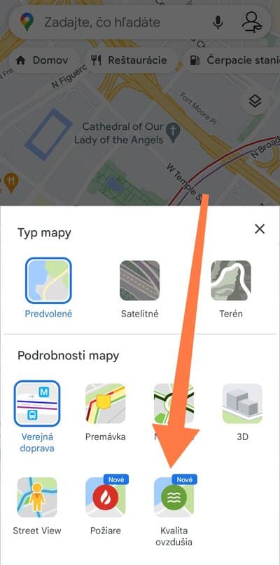 Označenie možnosti kvalita ovzdušia