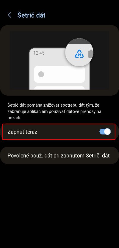ako zapnut setric dat Android_3