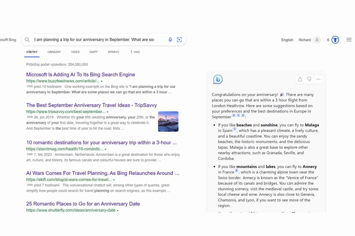 Microsoft predstavuje nový Bing s umelou inteligenciou, ktorá vám bude robiť asistenta