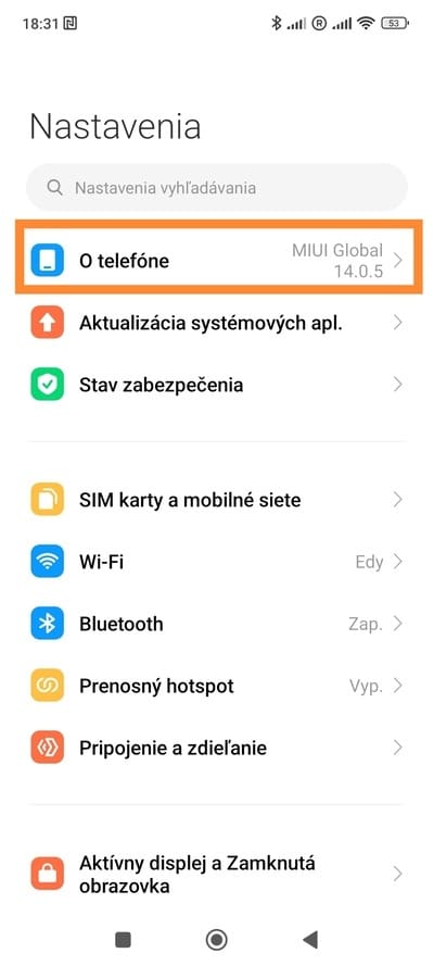 Systém interné úložisko