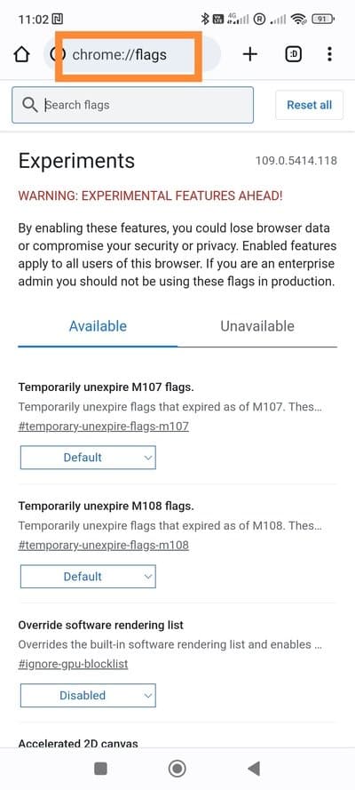 Chrome režim inkognito snímka obrazovky
