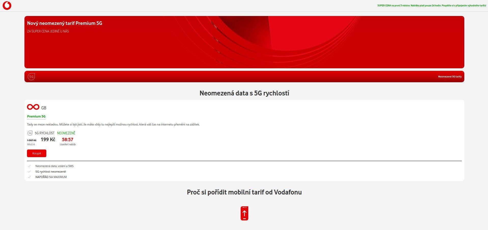 podvodna phishing stranka vodafone