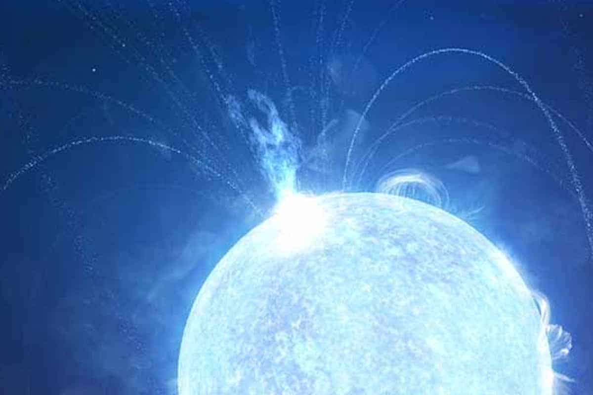 Zvláštny magnetar mohol explodovať podobne ako sopka