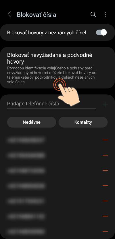 ako blokovat podvodne hovory navod_3