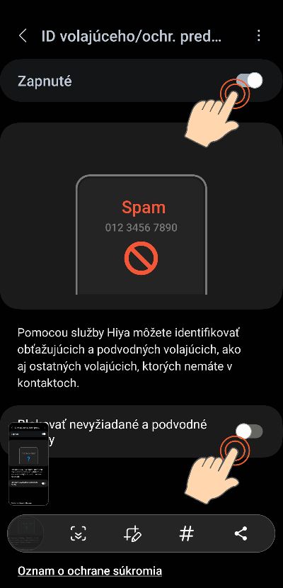 ako blokovat podvodne hovory navod_4