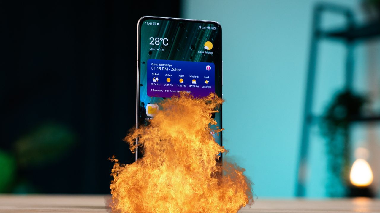 smartfon explozia