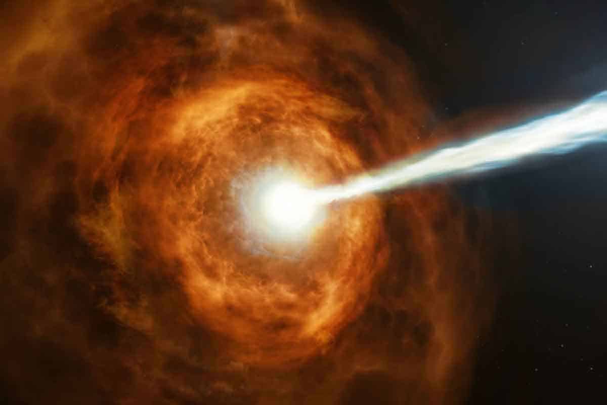 NASA zverejnila vizualizáciu nočnej oblohy preplnenej gama lúčmi