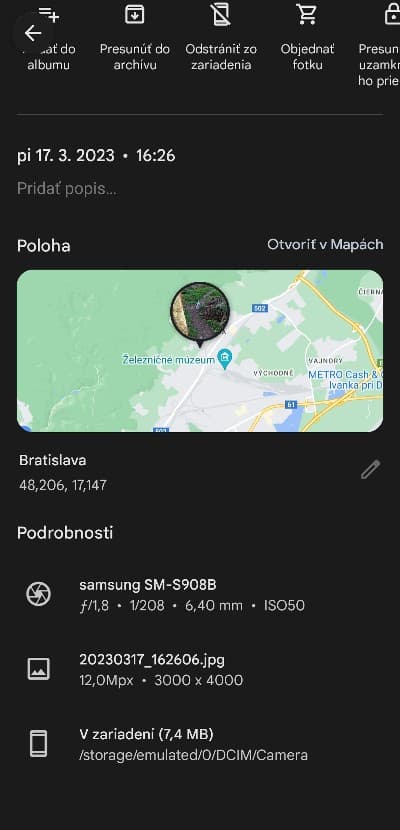 Metadata fotografie_priklad