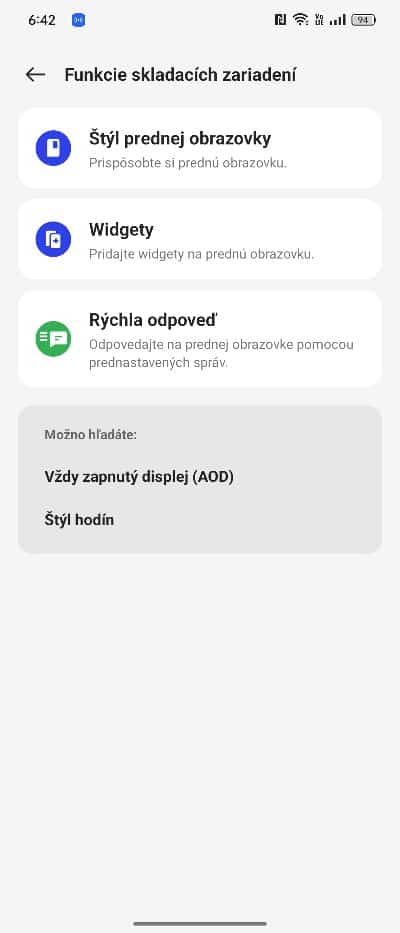 OPPO Find N2 Flip_vonkajsi displej aplikacie_2