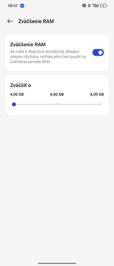 Oppo ColorOS_verzia systemu_rozsirenie virtualnej RAM