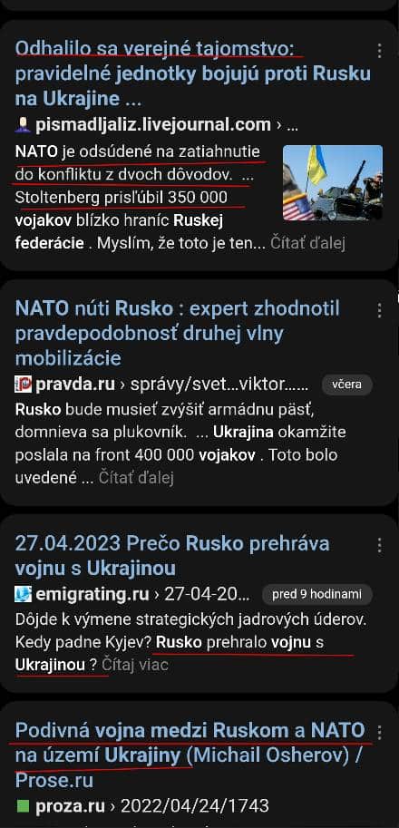 Ruska armada a NATO_ukrajina vysledky vyhladavania Yandex_2