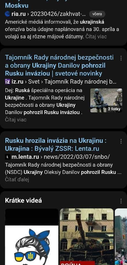 Ukrajina vyhrazky Rusku_Yandex_3