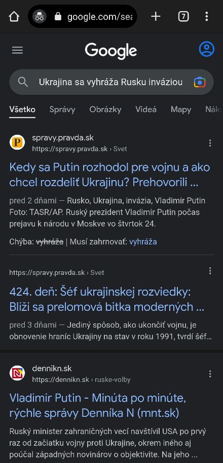 Ukrajina vyhrazky Rusku_google 1